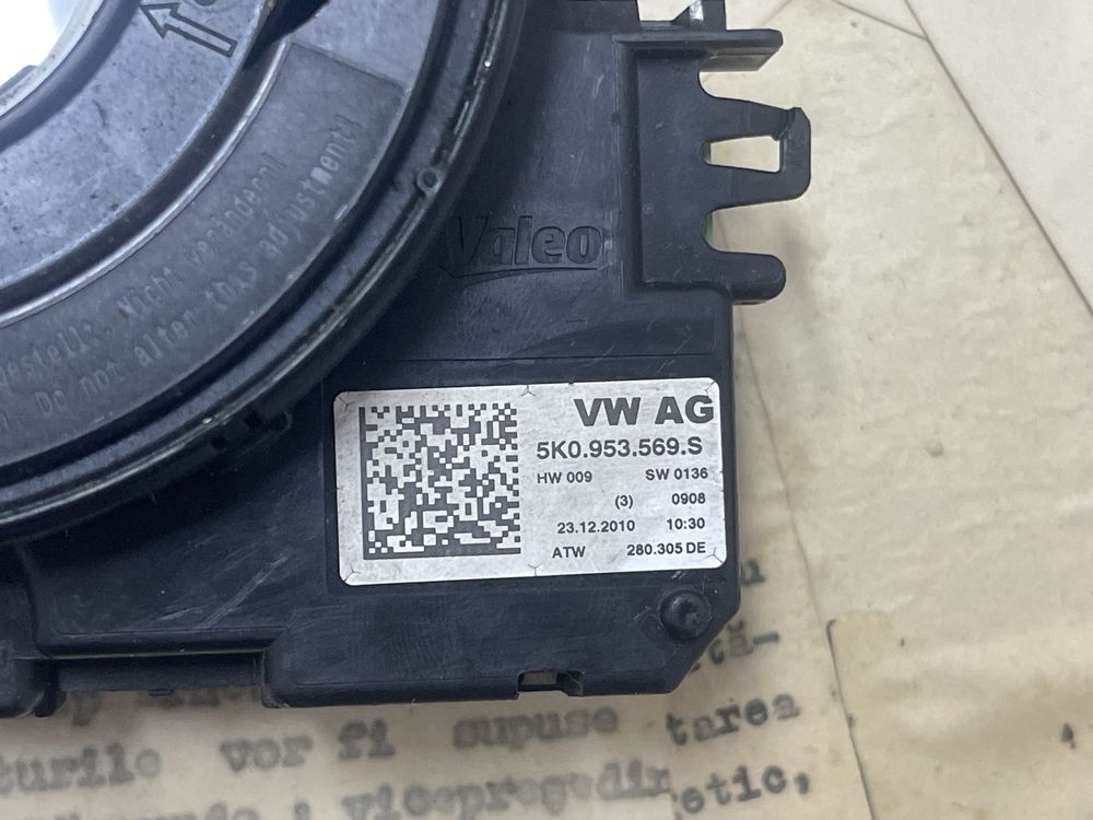 Spira Spirala volan Vw Passat B7 CC Seat Skoda  cod 5K0953569S