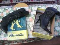 cizme 36 dama negre piele imblanite marelbo