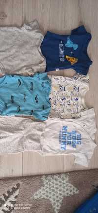 Бебешки дрехи боди с къс ръкав 0-3 месеца