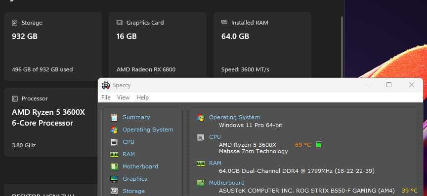 64ГБ Рам памет: 2x32GB 3600MHz Kingston FURY Renegade KF436C18RB2K2/64