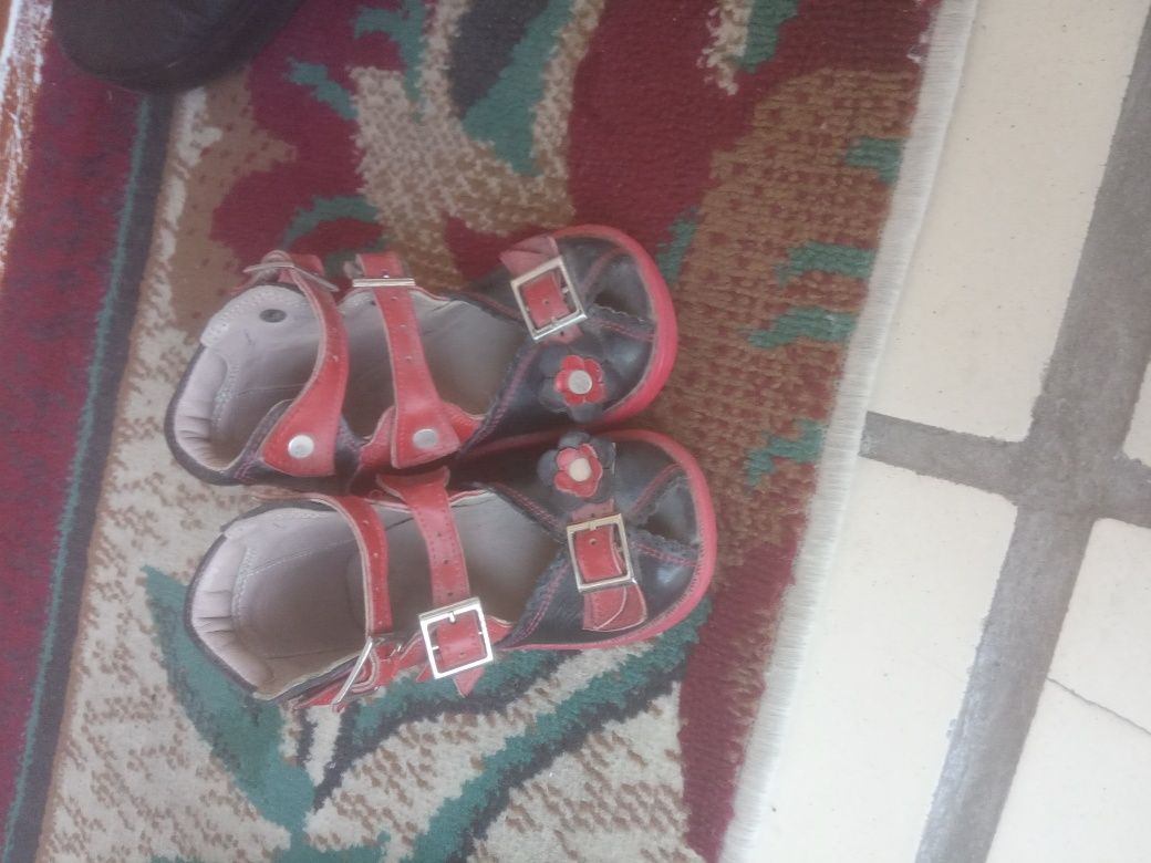 Детский ортопедический обувь,26- размер FIRMA PANDA IZ NATURALNIY KOJA