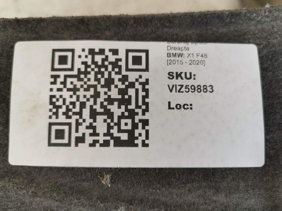 Carenaj Spate Dreapta BMW X1 F48 2015 2016 2017 2018 2019 2020 Origina