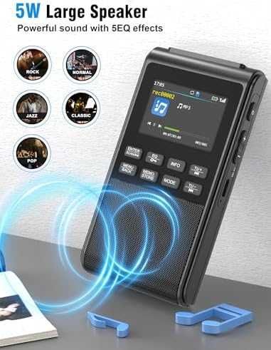 Ново Преносимо DAB/DAB+ радио с Bluetooth 5.3 и мощен 5W говорител