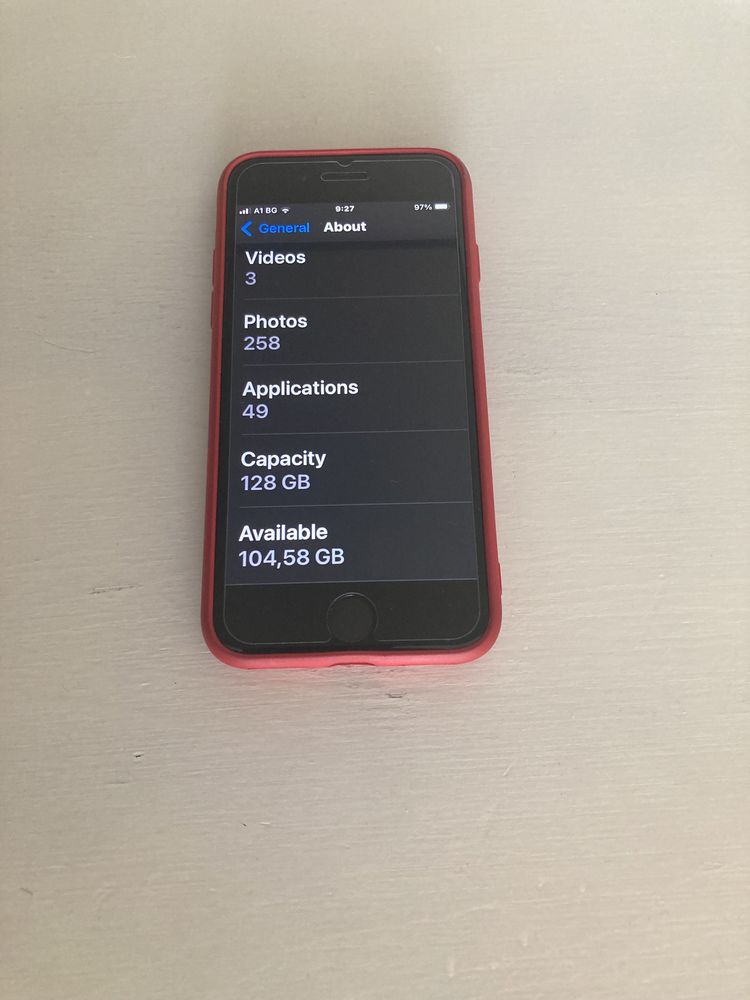 Iphone 7 jet black 128 GB