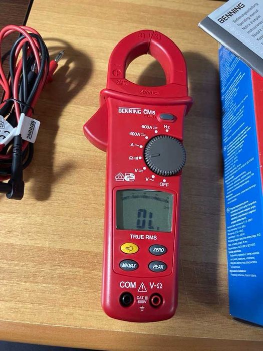 AC/DC амперклещи Benning CM 5
