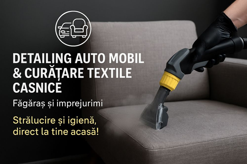 Curățare Auto și Textile Casnice – Abur Profesional