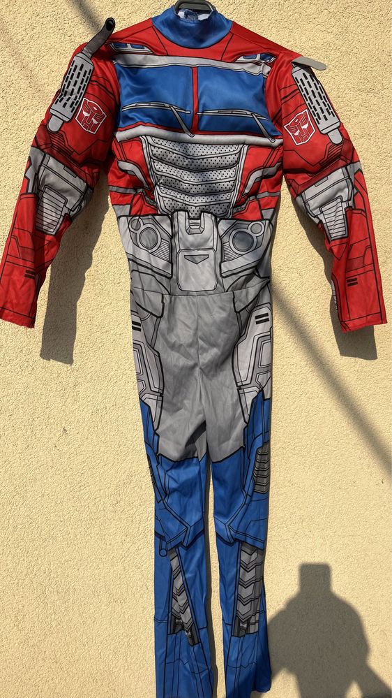 Costum Transformers, cu muschi, original, 8-10 ani