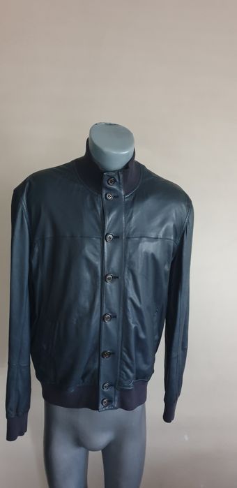Brunello Cucinelli Leather Jacket НОВО! ОРИГИНАЛ! Мъжко Яке Ест. кожа!