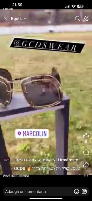 Ochelari de soare GCDS(de colectie)