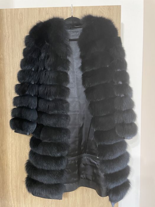 Палто естествен косъм