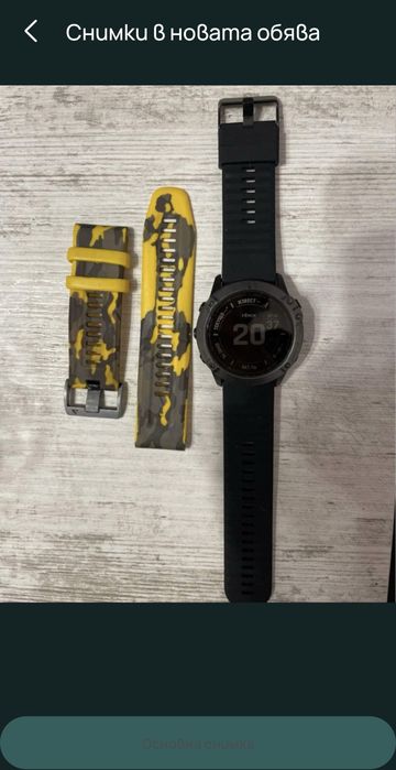 Смарт часовник Garmin fenix 6 sapphire
