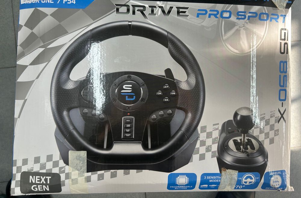 Волан Subsonic SuperDrive Racing Wheel Pro Sport GS 850X за PS4/XBOX