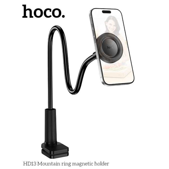 Hoco HD13 — Магнитный держатель с гибкой ножкой. Есть доставка