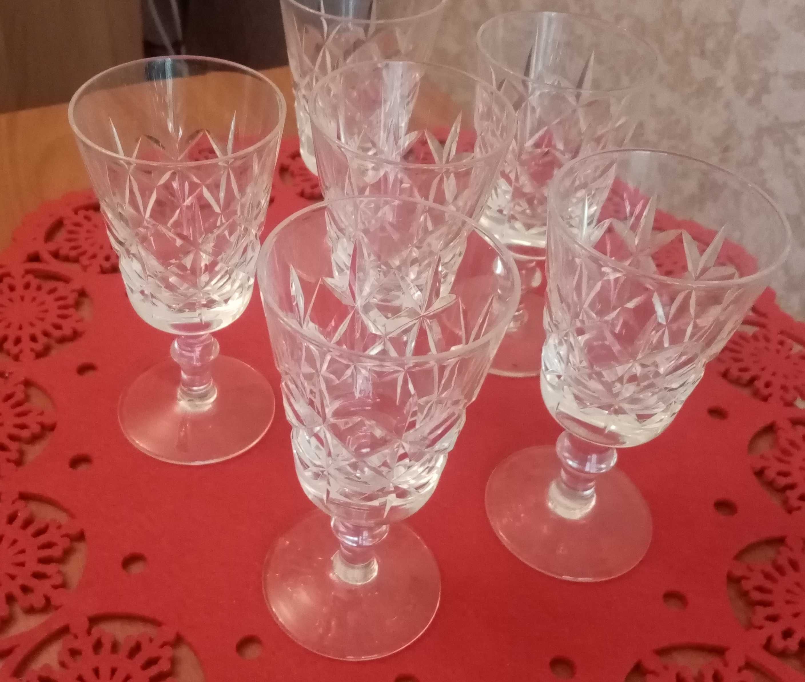 Set de 6 pahare din cristal Bohemia