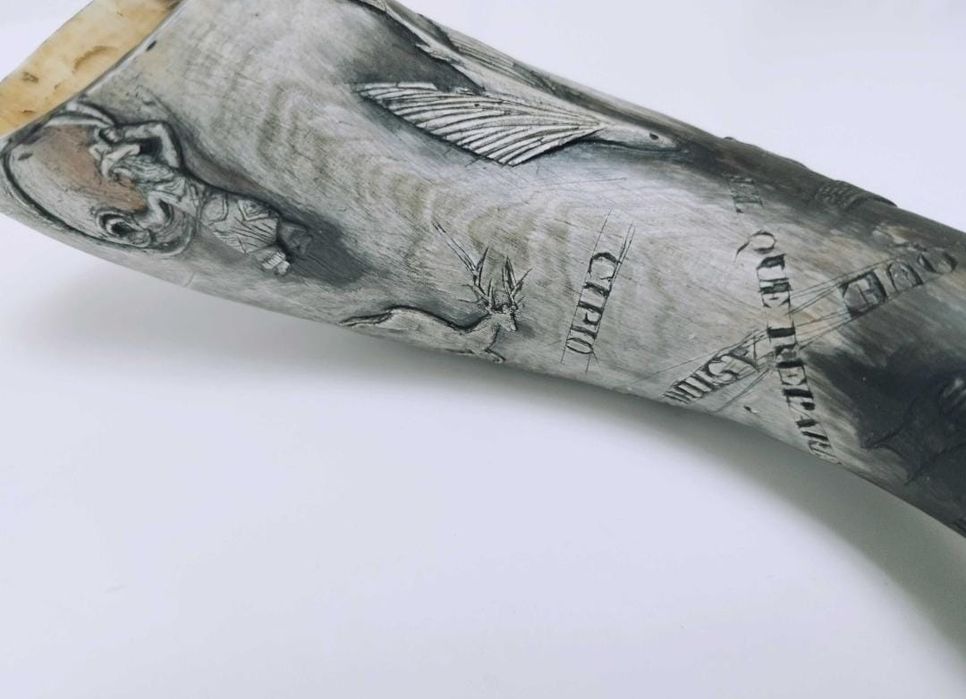 Vechi Corn viking de baut sau decor , Vanatoare