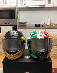 Agv Pista GP RR 2019 Mugello Valentino Rossi - Agv Corsa Guy Martin TT