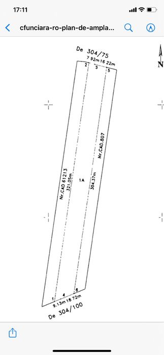 Vand teren intravilan cu deschidere la Padurea Snagov 7506mp
