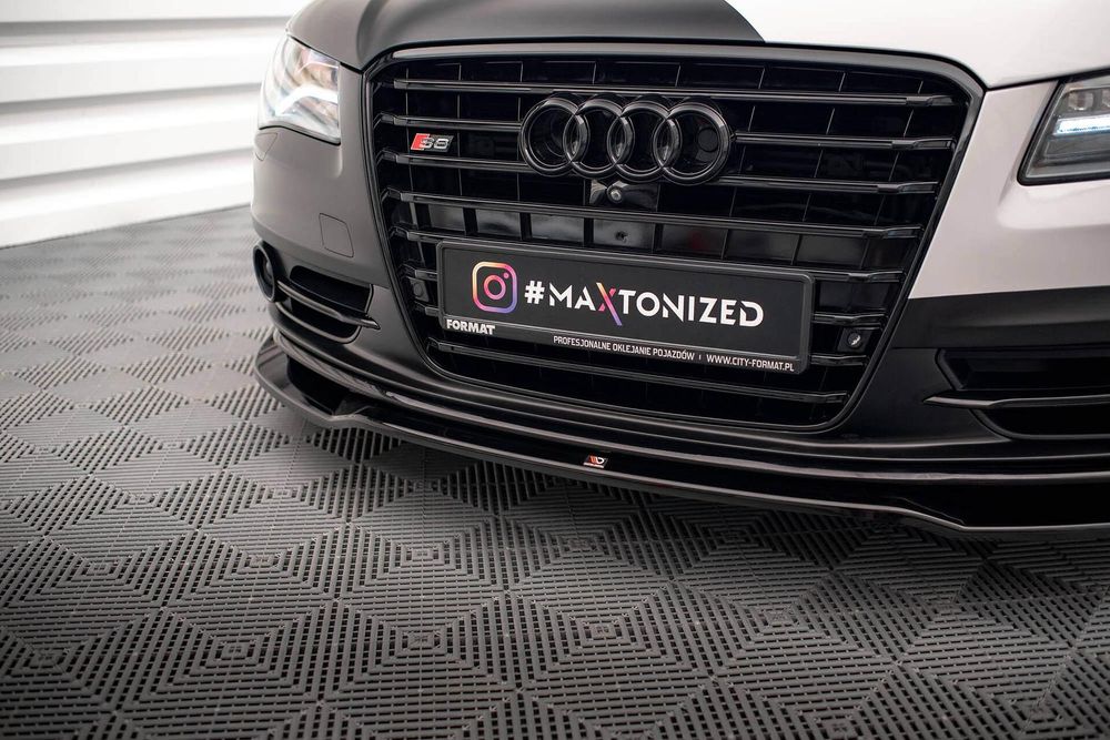 Спойлер за предна броня maxton design за audi s8 d4 (2013-2015)