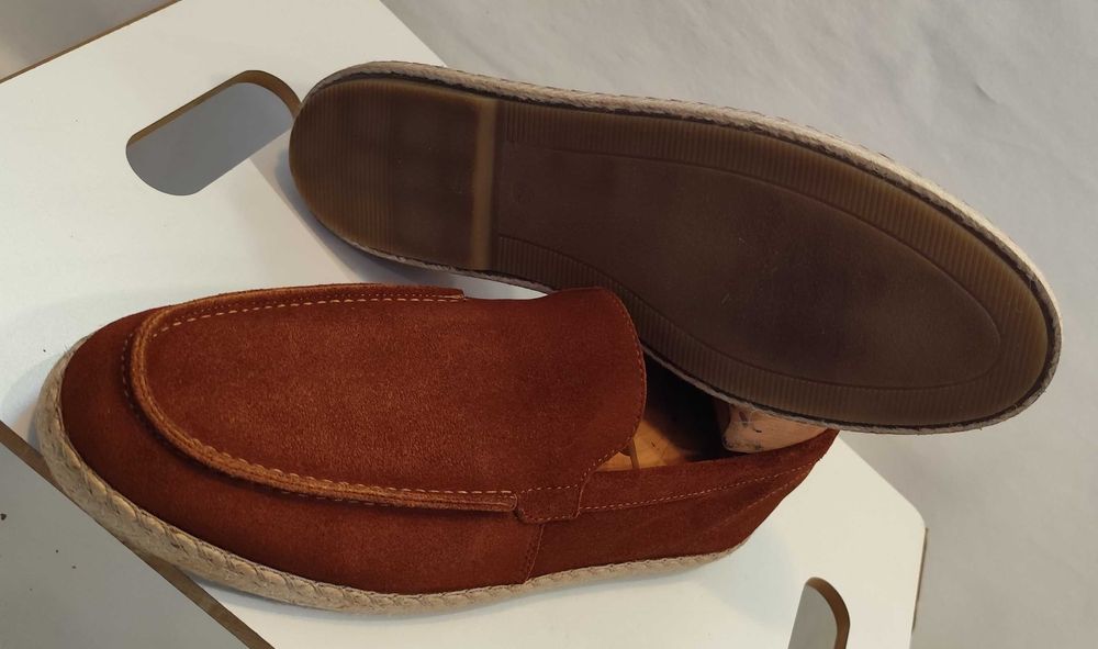 Pantofi slip on 43 43.5 mocasini Excellent NOI piele naturala moale