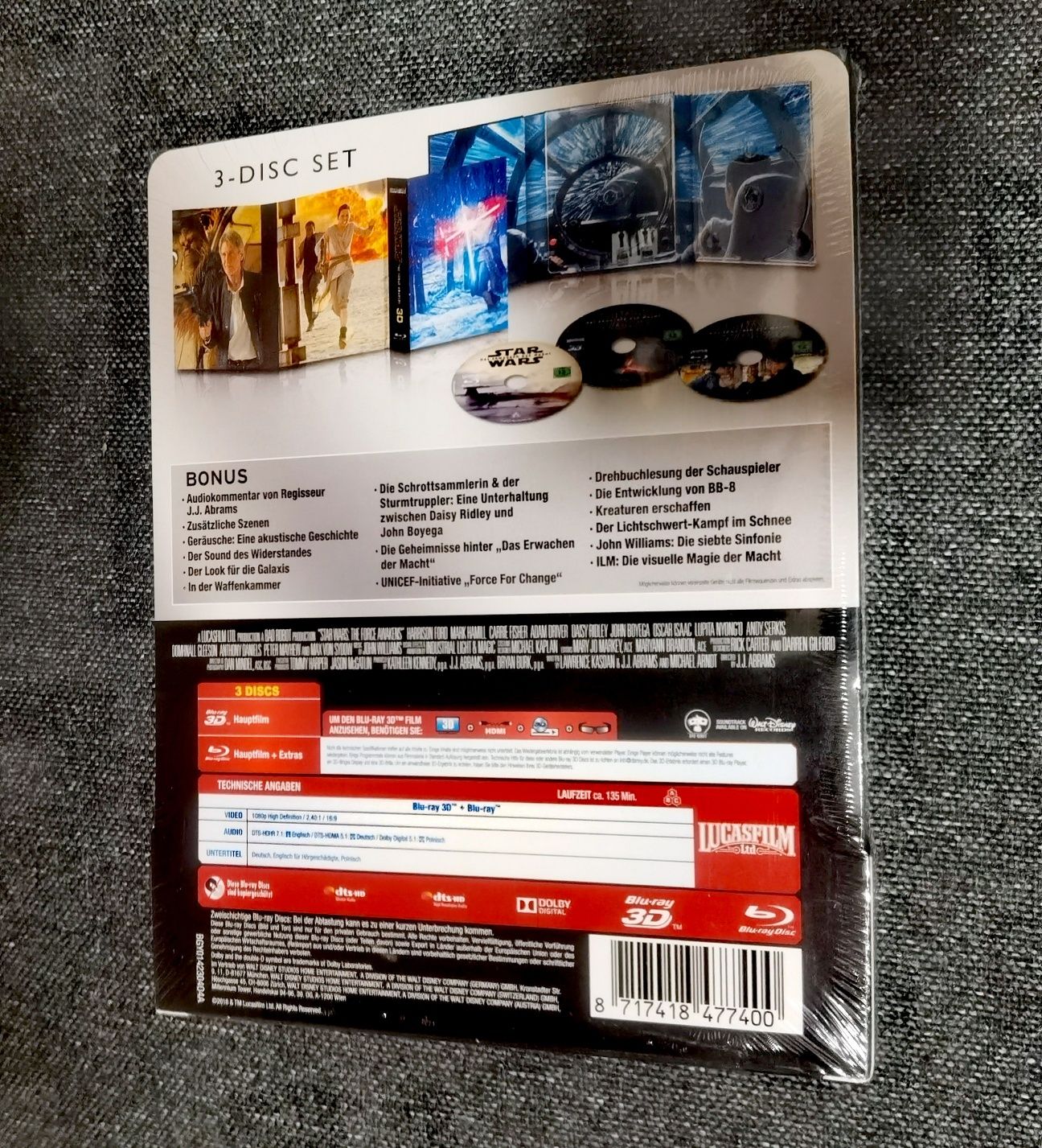 Filme blu ray Hobbit 3D Star Wars 3D noi sigilate collectors edition