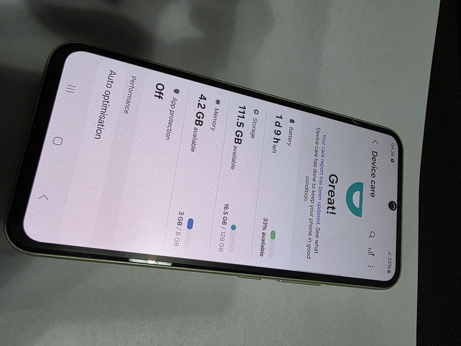 Samsung Galaxy A54 Yellow 128GB 8GB-RAM Impecabil Liber de retea