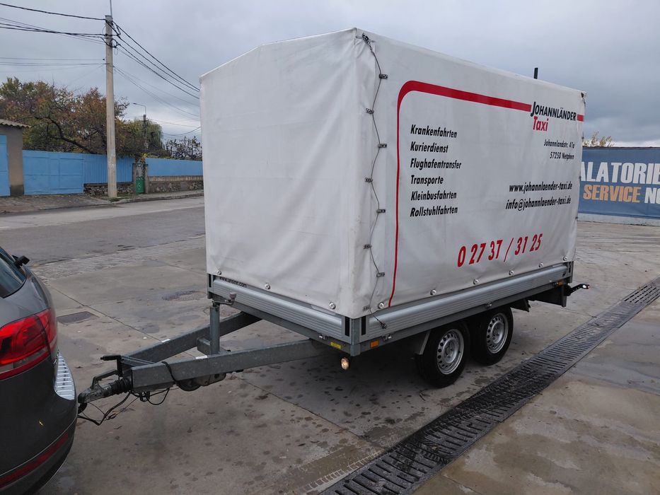 Remorca UNSINN cu prelata - 2000 Kg