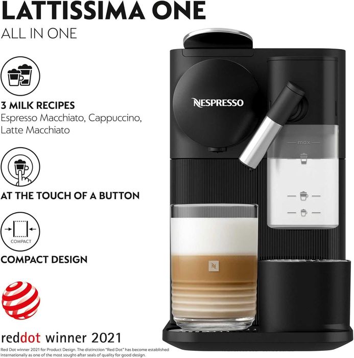 Кафемашина Nespresso De'Longhi EN510.B Lattissima Shadow Black