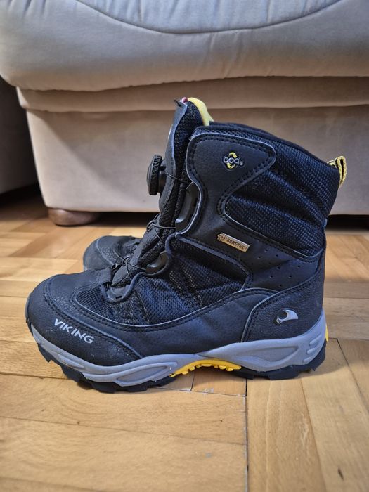 Cizme Iarnă Viking Boulder GTX, Gore-Tex, Sistem BOA, Copii - 36