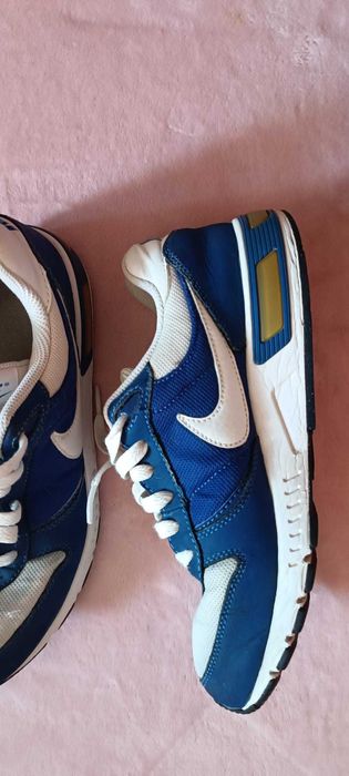 Adidasi Nike alb cu albastru