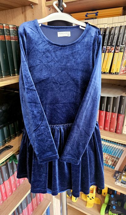 Rochie eleganta catifea mărimea 128, fetițe 6-7 ani
