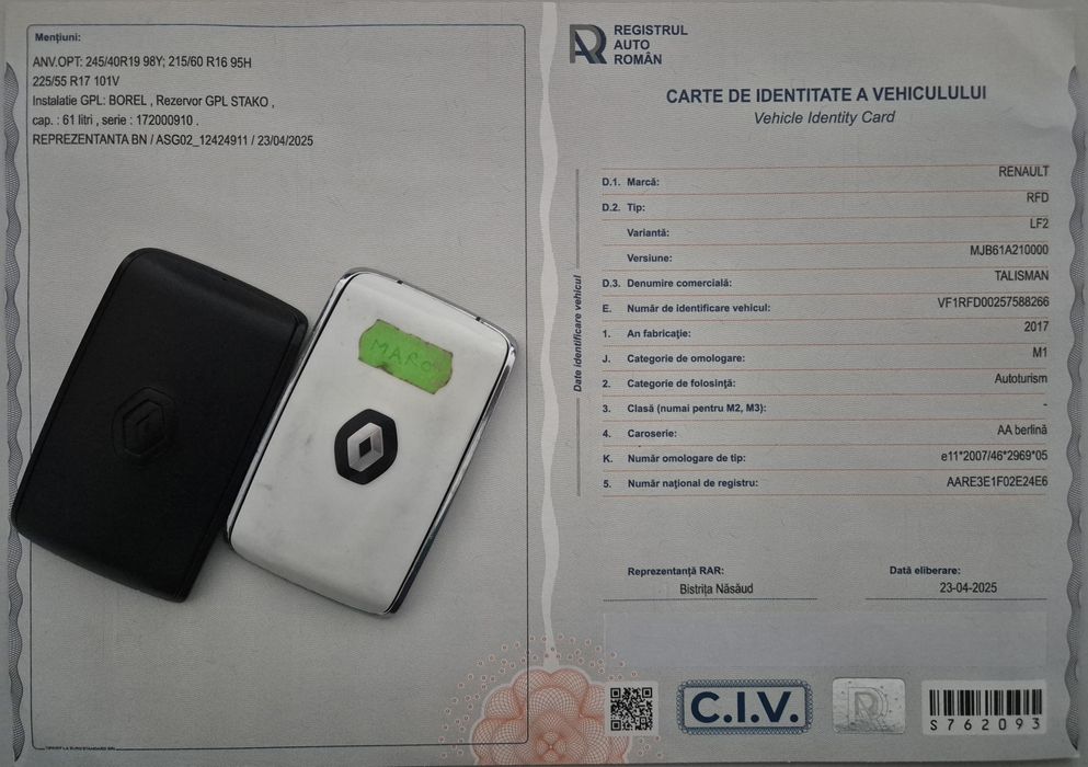 Renault Talisman automat 2017 avariat