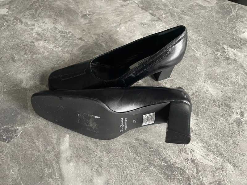 Pantofi de piele Madras – Made in Italy, negri, mărimea 36