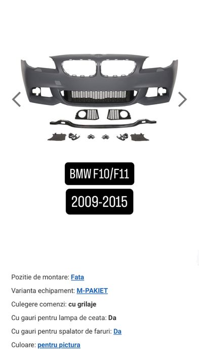 Bări M-Paket E46/E90/F30/F10