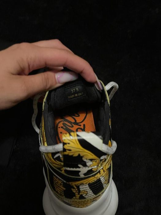 Versace Chain Reaction Yellow and black