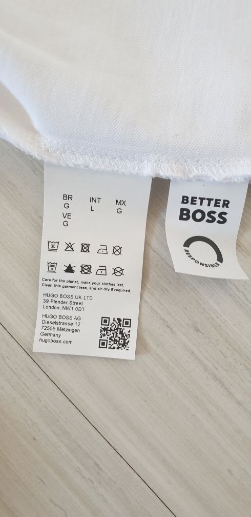 Hugo Boss Cotton Mens Size L НОВО! ОРИГИНАЛ! Мъжка Тениска!
