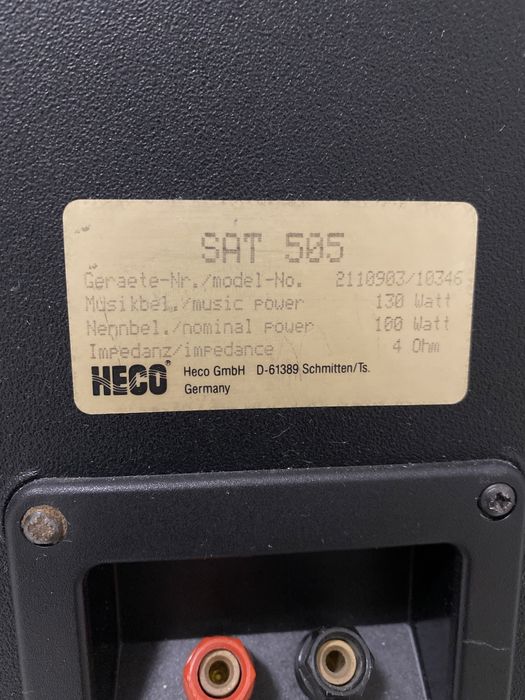 Aplificator putere si boxe Hi-fi-Sony-Heco