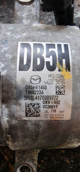 Compresor Clima Mazda 2.0 Benzina cod DB5H61450