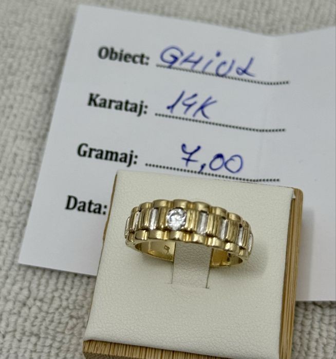 Inel Aur 14K, 7g,  marimea 22-62