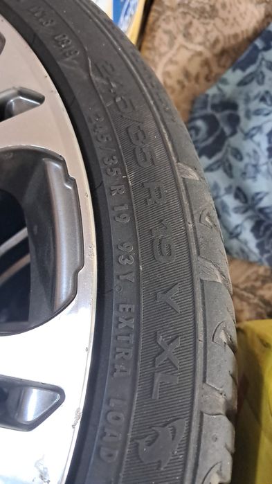 De vânzare jante r19 MAM B1-8019 de + cauciucuri vară 245/35 R19 Y XL