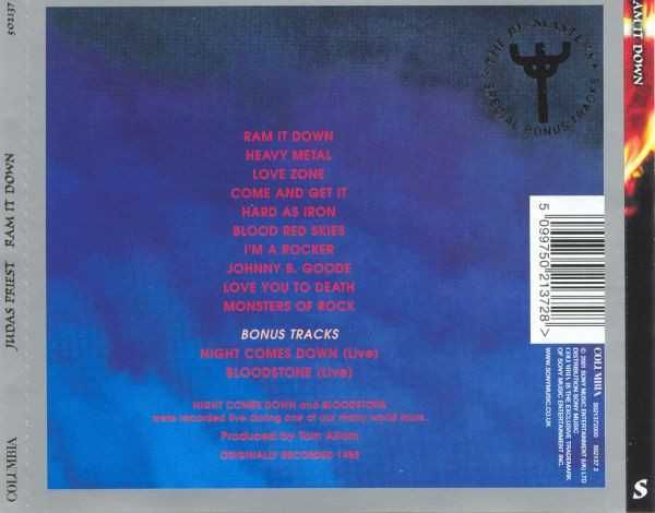 CD Judas Priest - Ram It Down 1988