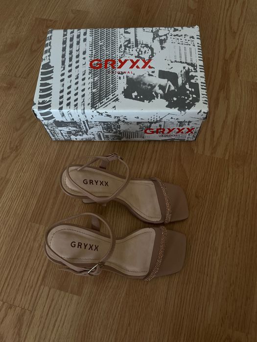 Sandale cu toc Gryxx, marime 35