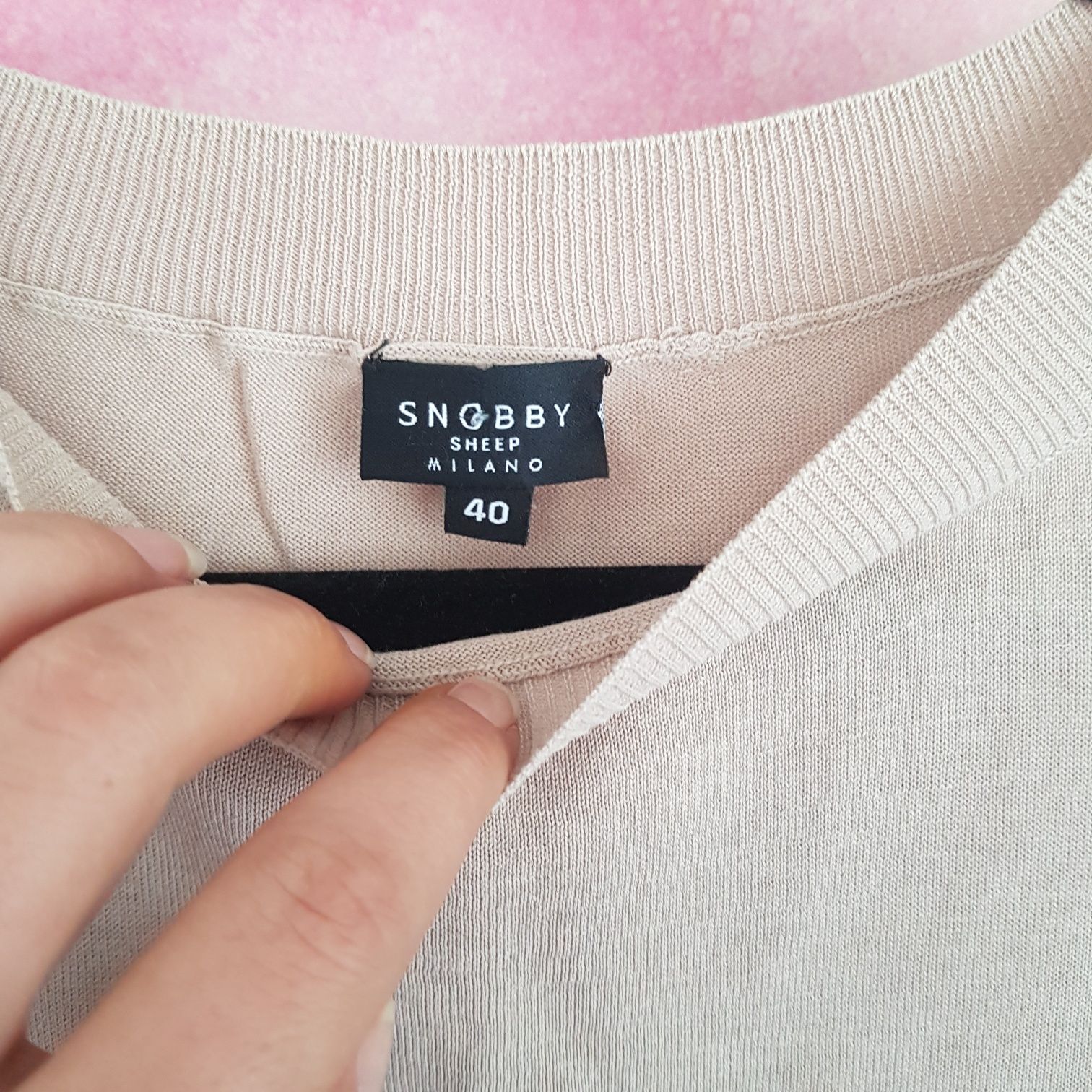 Tricou mătase tricotată Snobby Sheep Milano