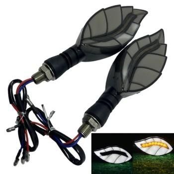 Мигач за Мотоциклет LED Бягащ+Дневна R306