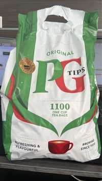 PG Tips black tea bags 1100. Черен чай - пакетчета.