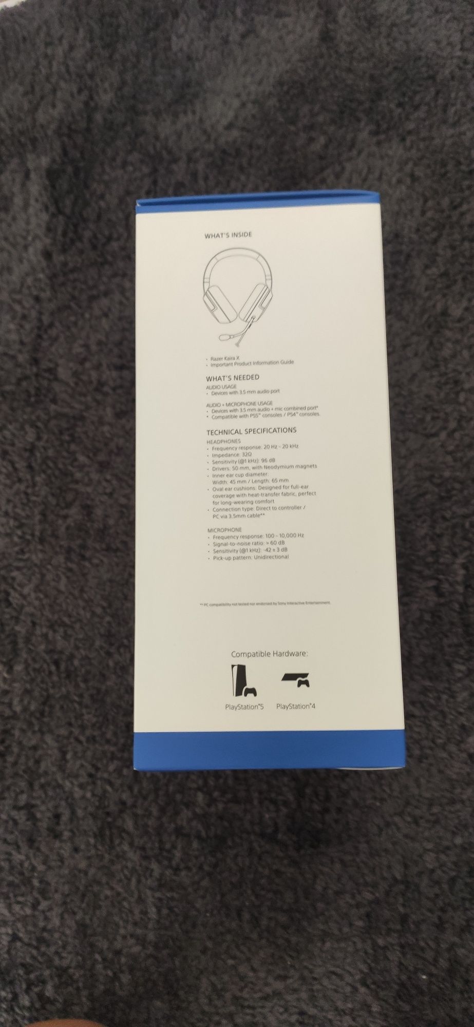 Продавам слушалки Razer kaira x