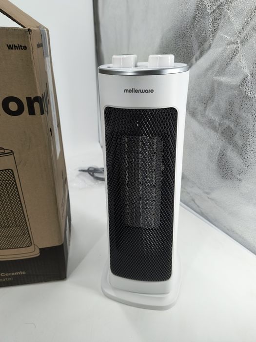 Керамичен нагревател MELLERWARE с мощност 2000W, регулируем термостат,