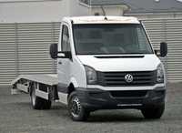 Volkswagen Crafter Inmatriculat Ro/BA14 transport vehicule/Clima/5.5m platou/Carlig