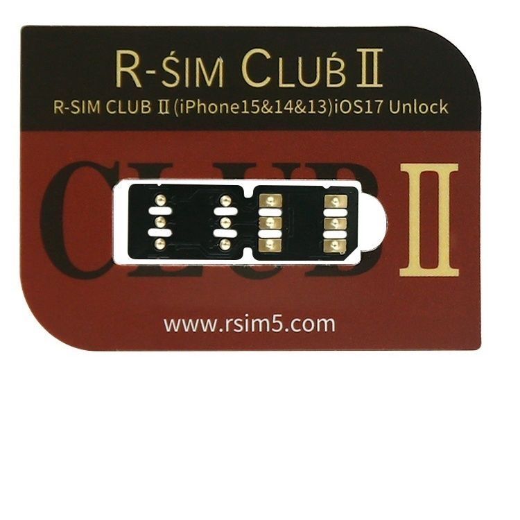 R-SIM CIUB2 (Iphone15,14,13,12,11,xr,7,8 ios17 unlock