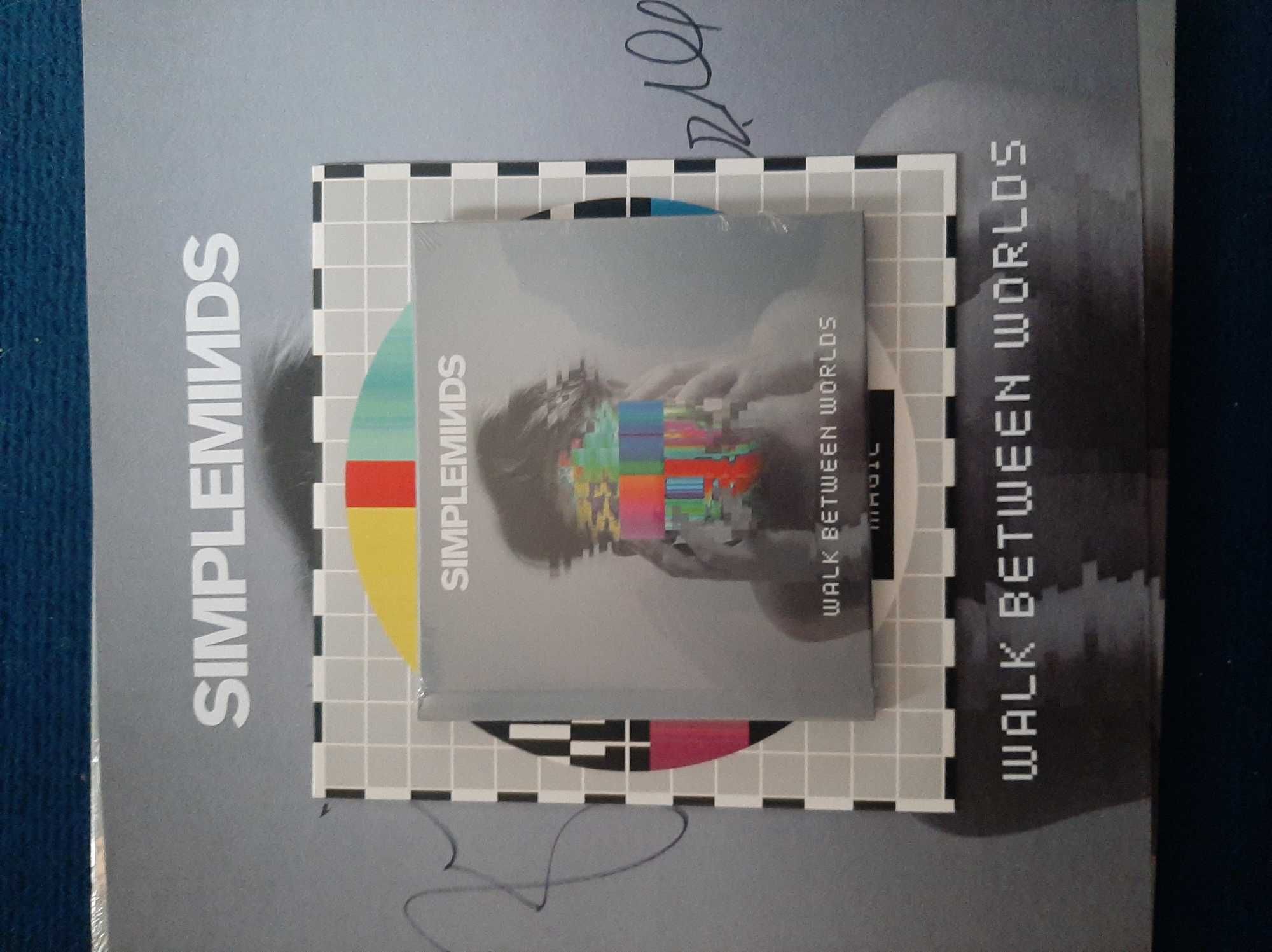 Simple Minds-”Walk Between Worlds” cu autograf - CD+LP+Single