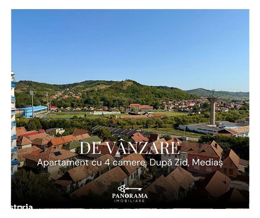 Apartament spațios cu 4 camere, vedere panoramică și garaj